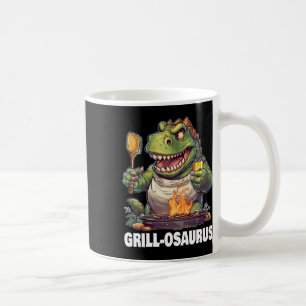 Rex Bbq Dinosaur Funny Fathers' Day Grilling Coffee Mug