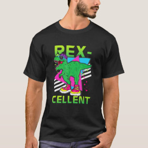 Rex-cellent Retro T-rex Dinosaur Excellent Gamer T-Shirt