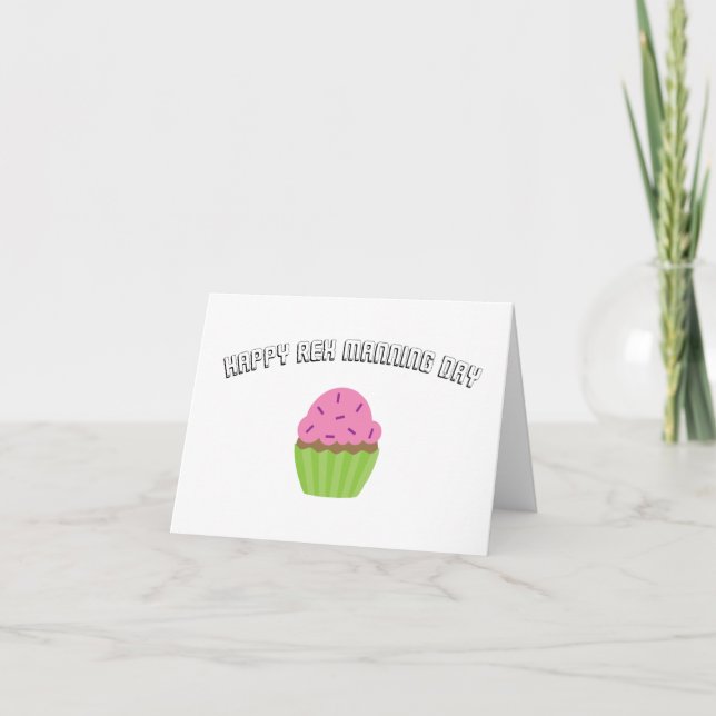 Rex Manning Day - blank card (Front)