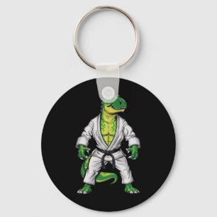Rex Martial Arts Dinosaur Jiu-jitsu Bjj Karate  Key Ring