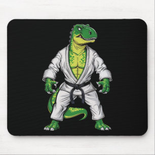 Rex Martial Arts Dinosaur Jiu-jitsu Bjj Karate  Mouse Mat