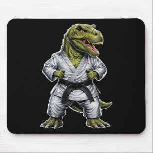 Rex Martial Arts Dinosaur Karate Jiu-jitsu Ninja Mouse Mat