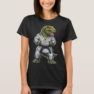 Rex Martial Arts Dinosaur Karate Jiu-jitsu Ninja  T-Shirt