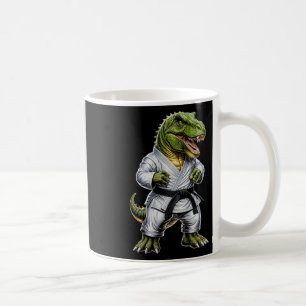 Rex Martial Arts Dinosaur Karate Judo Bjj Fighter  Coffee Mug