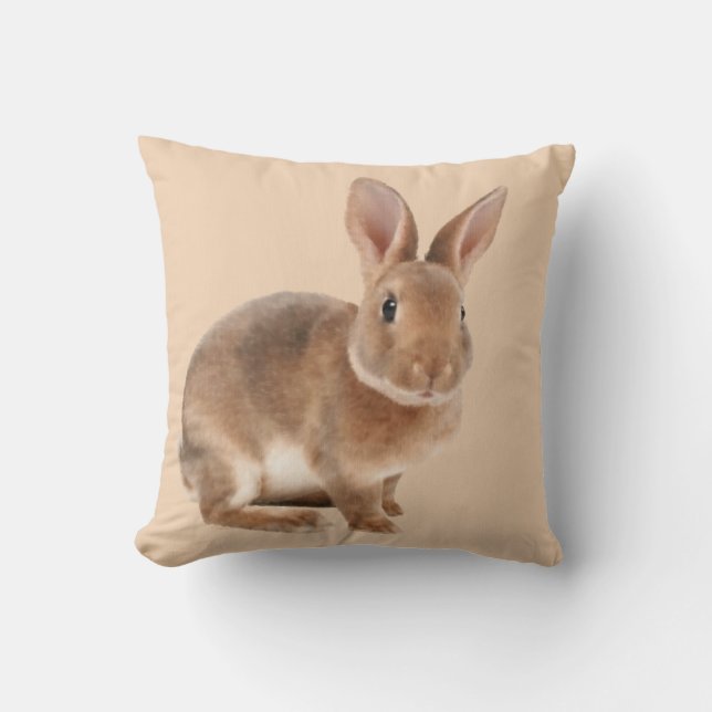 Rex Rabbit Cushion (Front)