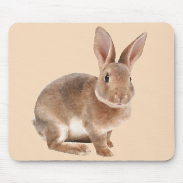 Rex Rabbit Mouse Mat (Front)