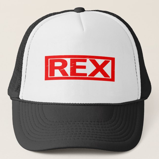 Rex Stamp Trucker Hat (Front)