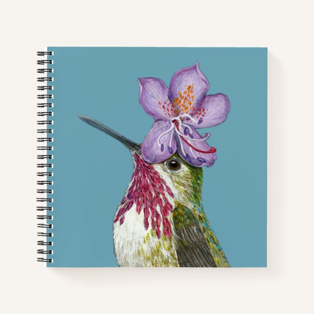 Rex the calliope hummingbird notebook (Front)