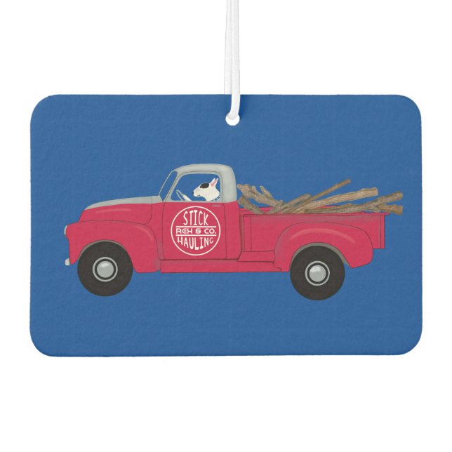 Rex The TV Terrier Auto Air Freshener (Front)