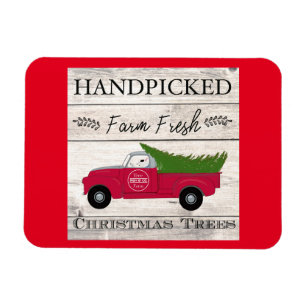 Rex The TV Terrier Country Christmas Magnet