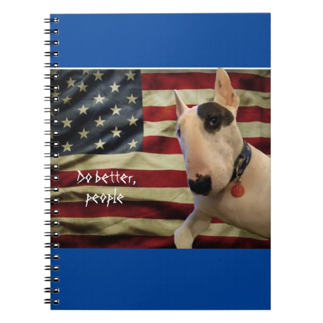Rex The TV Terrier, Do Better Notebook (Front)