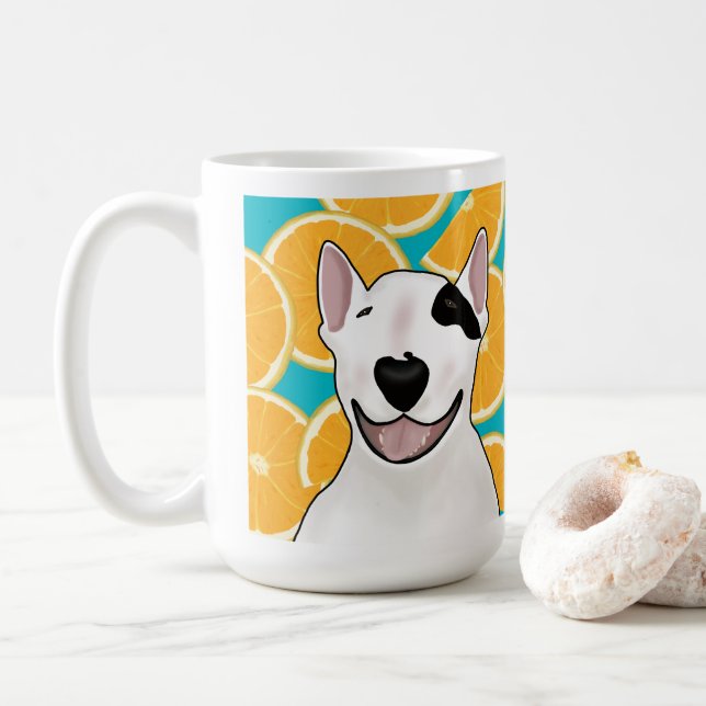 Rex The TV Terrier Fruits Mug (With Donut)