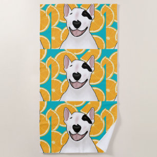 Rex The TV Terrier Fruits Tote Beach Towel