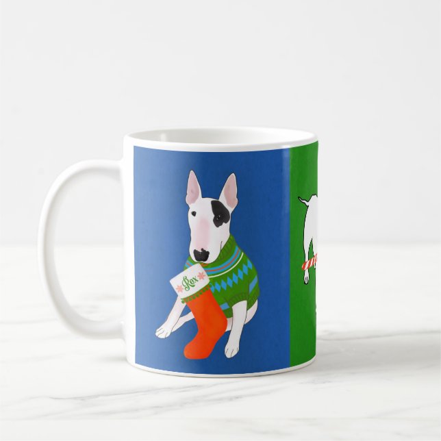 Rex The TV Terrier Happy Holidays Mug (Left)