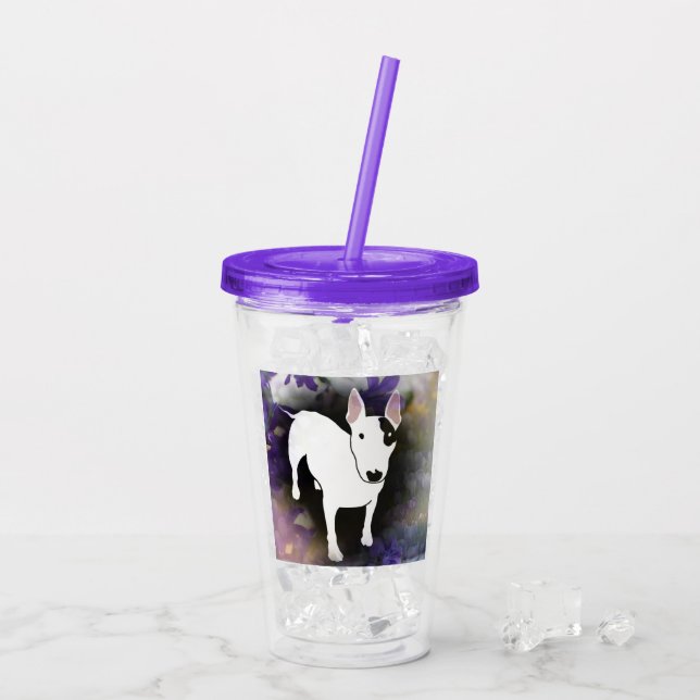 Rex The TV Terrier Purple Haze Acrylic Tumbler (Back Ice)
