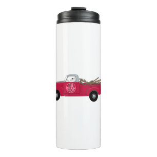 Rex The TV Terrier Red Truck Thermal Tumbler