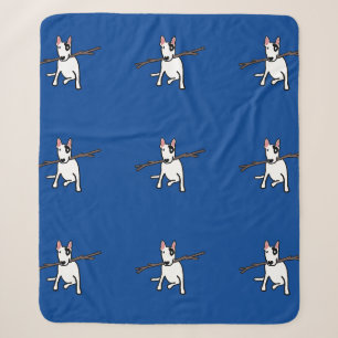 Rex The TV Terrier Sherpa Blanket Ocean Blue