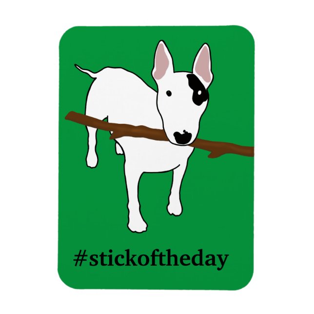 Rex The TV Terrier, stick of the day magnet (Vertical)