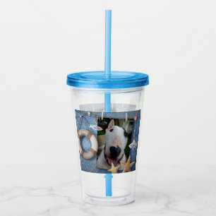 Rex The TV Terrier Summer plastic tumbler