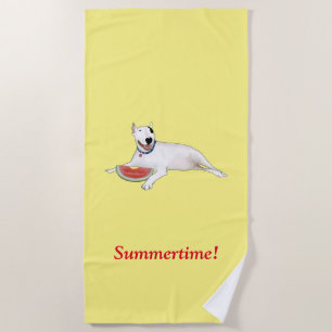 Rex The TV Terrier Summertime! Beach Towel