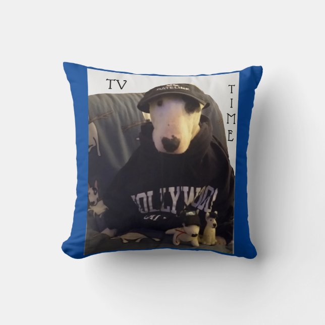Rex The TV Terrier TV Time pillow (Front)