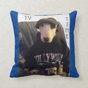Rex The TV Terrier TV Time pillow