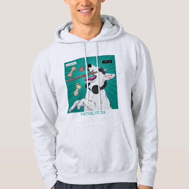Rex The TV Terrier Virtual Fetch  hoodie (Front)