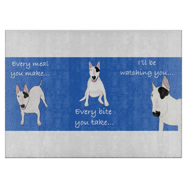 Rex The TV Terrier Watching You Cutting Board (Front)