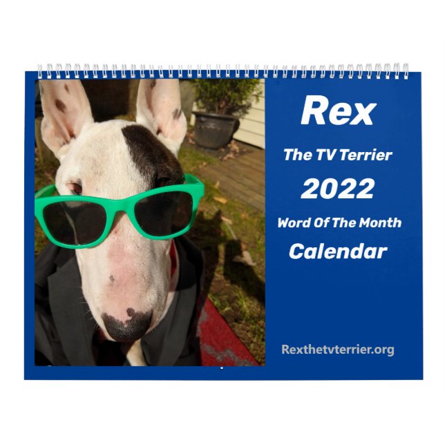 Rex The TV Terrier Word of the month 2022 Calendar (Cover)