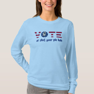 Rex Vote long sleeve tee, womens T-Shirt