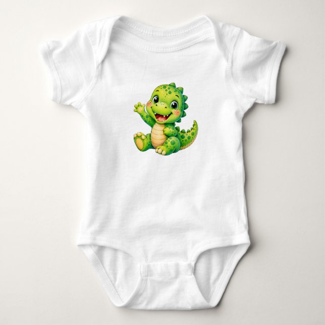 Rex's Dino-Mite  Baby Bodysuit (Front)