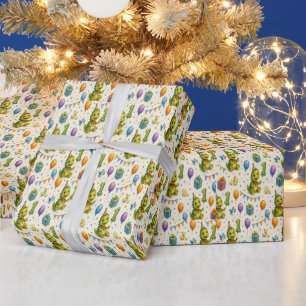 Rex's Dino-Mite Happy Birthday Wrapping Paper