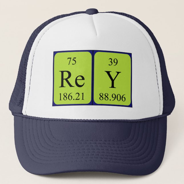Rey periodic table name hat (Front)