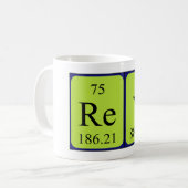 Rey periodic table name mug (Front Left)
