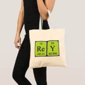 Rey periodic table name tote bag (Front (Product))