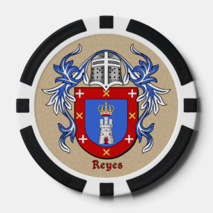 Reyes Heraldic Arms Poker Chips