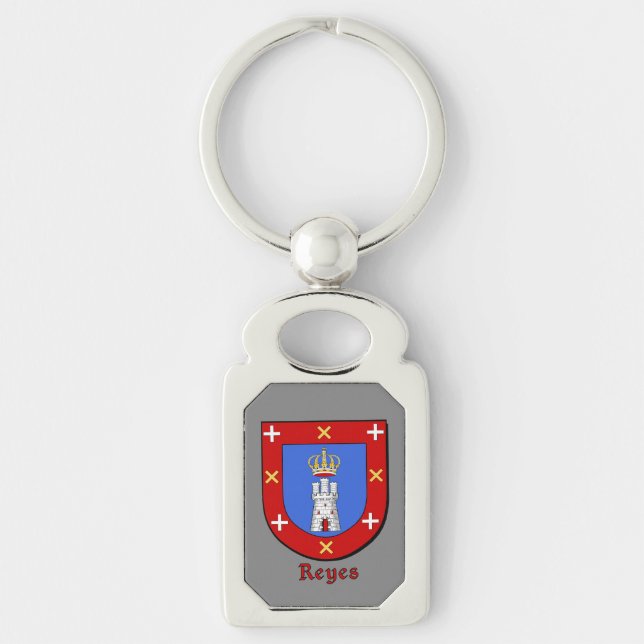Reyes Historical Shield Key Ring (Front)