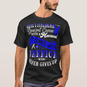 Reye's Syndrome Warrior Awareness Support Blue Rib T-Shirt