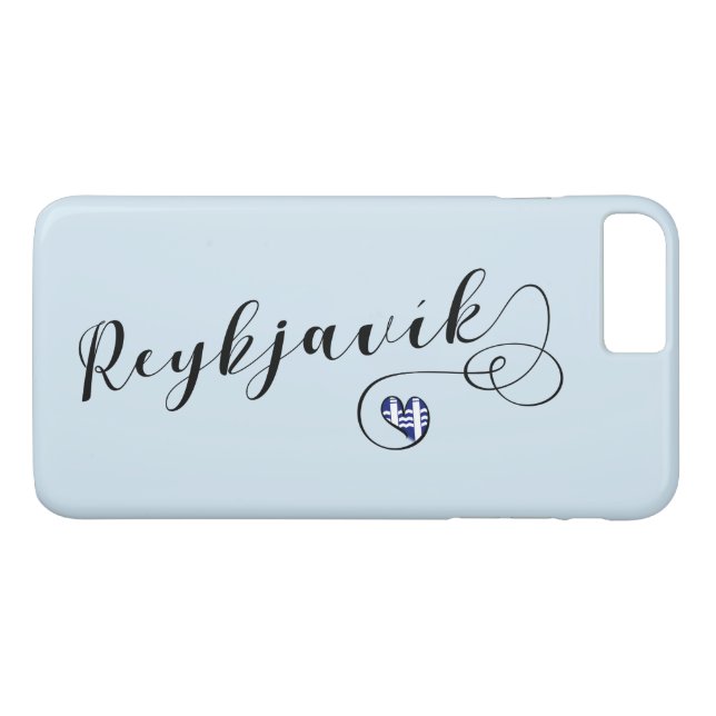 Reykjavík Heart Cell Phone Case, Icelandic Case-Mate iPhone Case (Back (Horizontal))