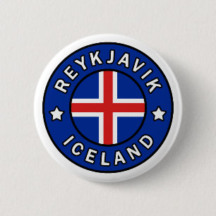 Reykjavik Iceland 6 Cm Round Badge