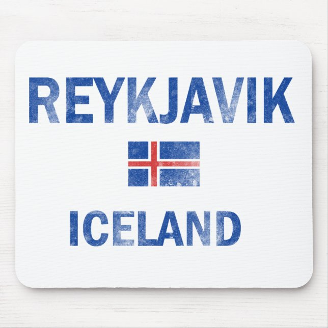 Reykjavik Iceland Designs Mouse Mat (Front)