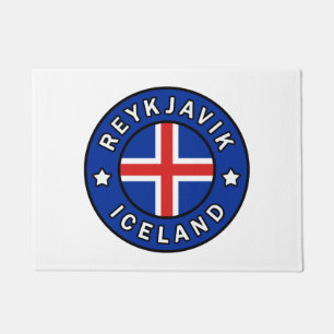 Reykjavik Iceland Doormat