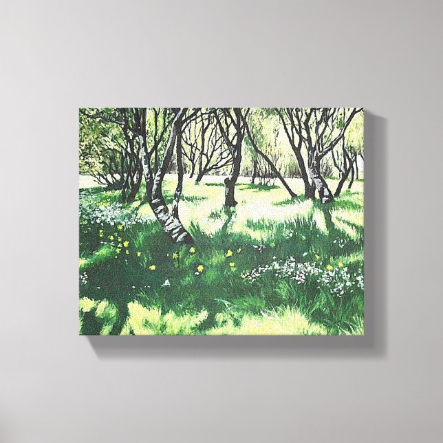 Reykjavik Iceland landscape art by Pola.B.Alex Canvas Print (Front)