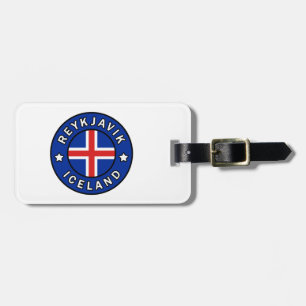 Reykjavik Iceland Luggage Tag