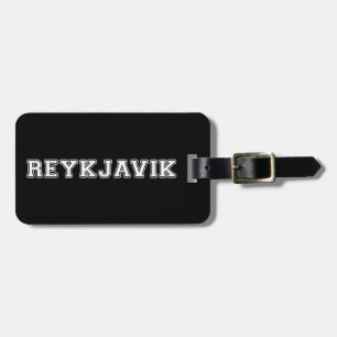 Reykjavik Iceland Luggage Tag