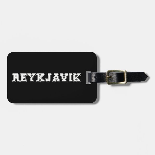Reykjavik Iceland Luggage Tag (Front Horizontal)