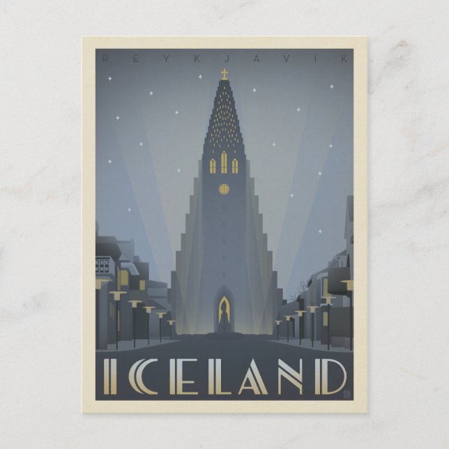 Reykjavik, Iceland Postcard (Front)