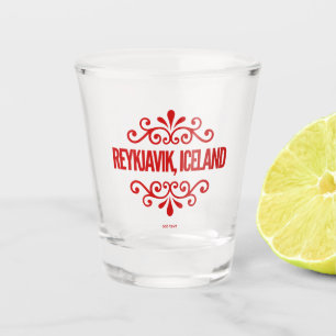 Reykjavik, Iceland Shot Glass