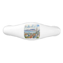 Reykjavik Iceland souvenir watercolor