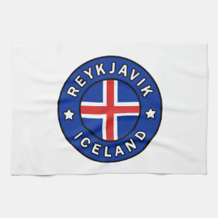 Reykjavik Iceland Tea Towel